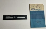 Nos 1975 1976 Ford Thunderbird A/c Control Name Plate Insert D5SZ-19A980-B. Fixed Price $39.95.