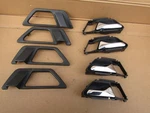A1 Mercedes-benz W124 Interior Door Handle Trim Complete With Cover X4 Set. Fixed Price $35.00.