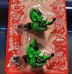 Rat Fink License Plate Bolts Hot Rod Chopper Moon Vtg Style Custom Ed Roth Green. Fixed Price $35.98.