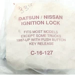Datsun/nissan Ignition Lock C-16-127 Fits 1987 And Up W/ Push Button Release Nos. Fixed Price $17.50.