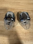 Porsche 356 Front Turn Signal Assembly Pair Swf K13306 Clear Lens Nos. Fixed Price $499.99.