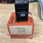 Lucas 182SA Heated Rear Window Switch 33752. Triumph TR7, TR8 -S29. Fixed Price $28.99.