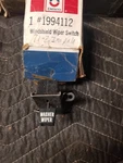 Oem Nos Gm Windshield Wiper Switch # 1994112 Fits 71-72 Impala Caprice Belaire. Fixed Price $89.00.