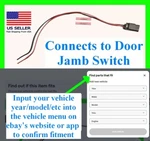 Fit Ford Lincoln Mercury Door Ajar Jamb Switch Connector Pigtail Plug Wiring. Fixed Price $19.99.
