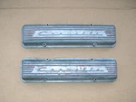 Corvette Aluminum 7-FIN Valve Covers Gm 3726086 Staggered Hole Pattern Pair. Fixed Price $169.99.