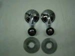Black 49 50 Chevy Interior Vent Window Cranks Inside Wing Handle Pontiac. Fixed Price $27.99.