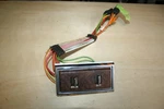 1972 1974 Lincoln Continental Mark Iv Rr Window Regulator Switch/housing Bezel. Fixed Price $60.00.