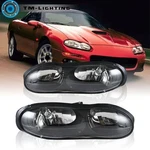For 1998-2002 Chevy Camaro Z28 Ss Headlights Black Left+right Side Halogen. Fixed Price $67.11.