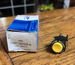 1980-2004 Ford Mustang Trunk Release Button In Correct Yellow D3AY-19C542-A Nos. Fixed Price $45.00.