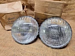 Nos Vintage Original Guide 5 3/4 Accessory Clear Fog Lamp Bulbs Lights Gm Chevy. Fixed Price $145.00.