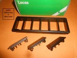 Lucas Rocker Mounting Frame For Switches + 3 Blanking Inserts 166 X 58. Fixed Price $14.10.