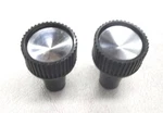 1958 Ford Thunderbird Air Vent Knob Black With Silver Insert New. Fixed Price $14.50.