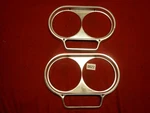 Pair 63 Studebaker Lark Bezels Doors Daytona Wagonaire. Fixed Price $39.99.