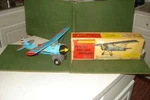 Early 1960'S Straco Bristol Bulldog Tin Battery Op Toy Airplane W/ Box, Ww. Fixed Price $250.00.