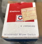 Genuine Gm 1994180, Delco Remy. Windshield Wiper Switch. Fixed Price $30.00.