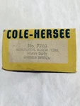 Vintage, Antique Cole-hersee 7769 Dimmer Switch, Nos. Fixed Price $29.56.