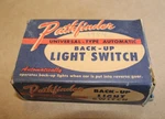 Vintage Aftermarket Accessory Pathfinder Backup Reverse Light Switch Bracket Kit. Fixed Price $45.00.