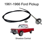 1961 - 1966 Ford Pickup Truck Choke Cable Assembly New. Fixed Price $27.50.