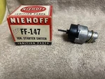 Nos Niehoff FF-147 Ignition Starter Switch 1965-67 Ford Lincoln Mercury. Fixed Price $35.00.