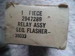 Nos Mopar Sequential Turn Signal Flasher Relay 1969 Chrysler Imperial. Fixed Price $49.99.