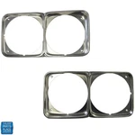 1971 Oldsmobile Cutlass / 442 Headlamp Headlight Bezel Set Aluminum New. Fixed Price $149.99.