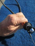 1954 Ford Car V8 Choke Cable Control, W/ Nice Knob & Bezel Oem Fomoco. Fixed Price $29.99.