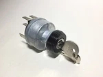 Custom, Hot Rod Keyed Ignition Dashboard Switch- Art Deco Bezel Anodized Black. Fixed Price $39.95.
