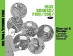 1983 Ford Bronco, F100-350 Electrical & Vacuum Troubleshooting Manual. Fixed Price $25.34.