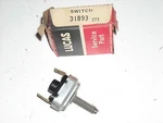 Lucas Handbrake Warning Switch, # 31893, Nos, E-type. Fixed Price $50.00.