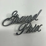 1971 72 Pontiac Grand Prix Front Header Gp Emblem Z1. Fixed Price $21.95.