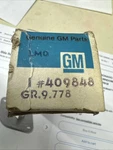 Gm 409848 Window Defogger Resistor 1971-73 Toronado, Cutlass, Delta 88&98 Nos. Fixed Price $35.00.